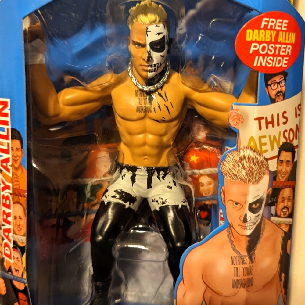 4  AEW Figures Rhodes , Darby Allin, CM Punk , Ljn Inspired - Picture 4 of 10